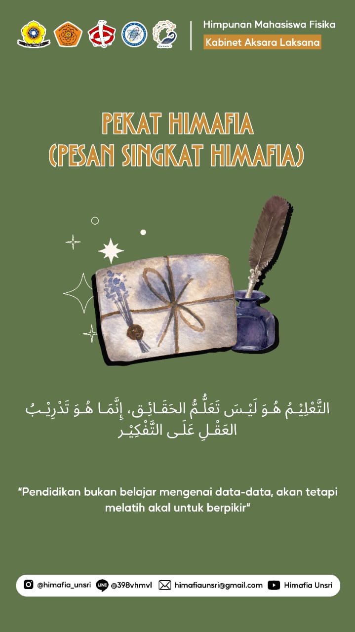 PESAN SINGKAT (PEKAT HIMAFIA)